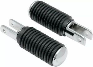 Drag specialties 17-0445-BX-LB2 króm lábtiszta gumi hüvelyekkel Lábtartó és bukócső