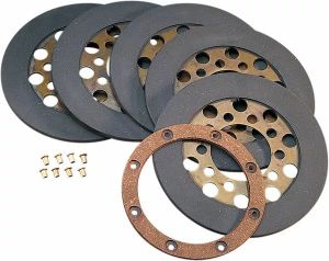 Drag specialties 17-0010A-box nedves vagy száraz súrlódólemez készlet Kuplung lamellák, bowdenek, hidraulikák és robogó kuplung