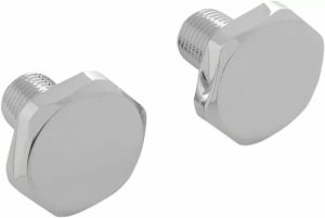 Drag specialties 71584 Chrome Fork cső dugók és sapkák Első futómű
