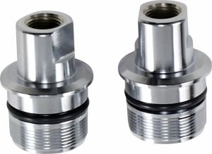 Drag specialties 23-0213-BC114 Chrome Fork cső dugók és sapkák Kormánylengés-csillapító