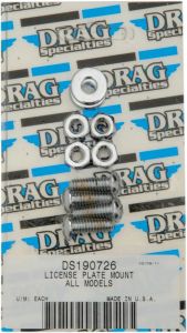 Drag specialties MK190 rendszámtábla tartó csavarkészlet Karosszéria rögzítő, csavar Body H&A