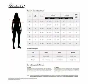 Icon 2822-1714 Women ' S Contra3 ™ kabát Motoros kabát 2