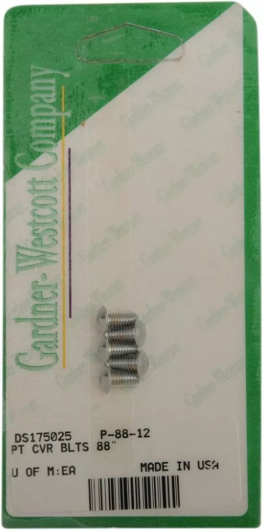 Gardner-westcott P-88-12 Point Cover Bolt készlet Karosszéria rögzítő, csavar Body H&A 1