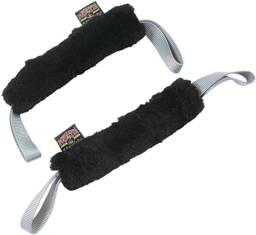 Powertye mfg. SOFT-TYE WITH SHEEPSKIN-SLEEVE / NYLON / BLACK|SILVER Heveder, gumipók, spanifer 0