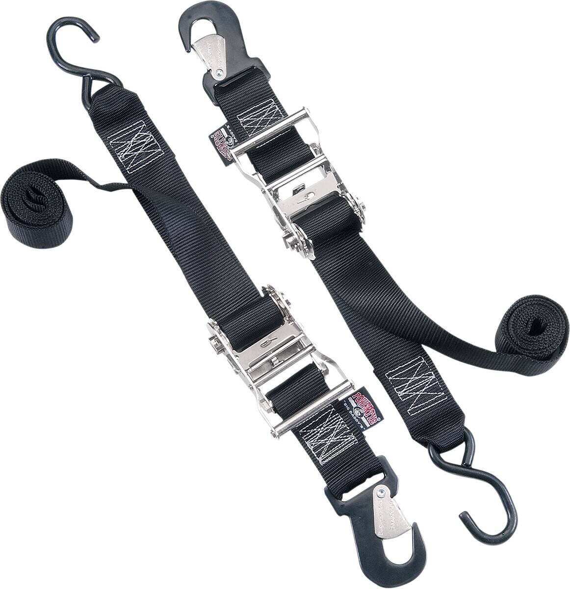 Powertye mfg. nagy DADDY TIEDOWN / fekete / NYLON|STEEL Heveder, gumipók, spanifer 0