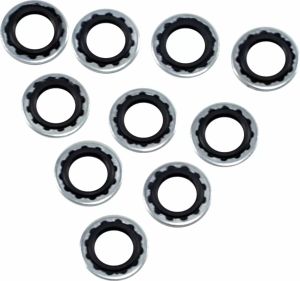 Drag specialties 348014 Banjo Bolt tömítő alátétek Fék és kuplung cső