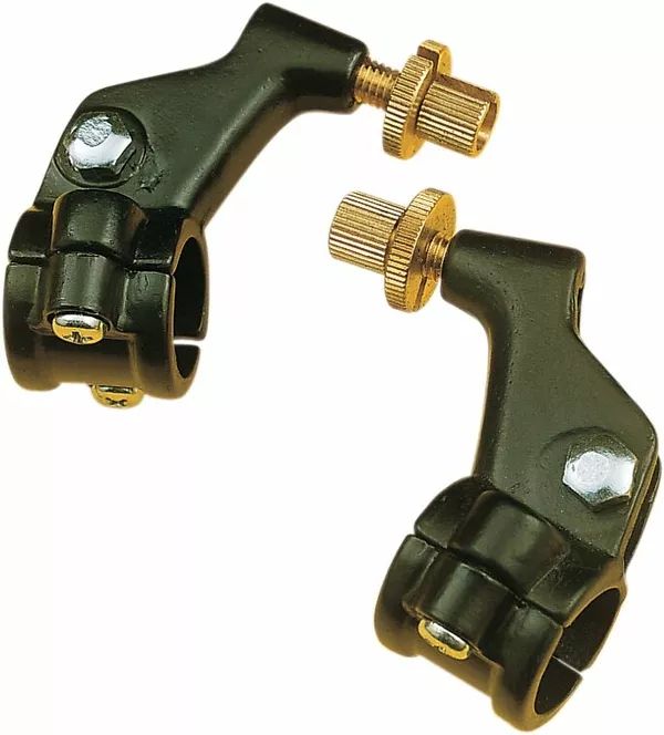 Parts unlimited 233-82921-31 kétrészes fekete kar tartó Fékkar, kuplungkar, kormánykapcsoló 0