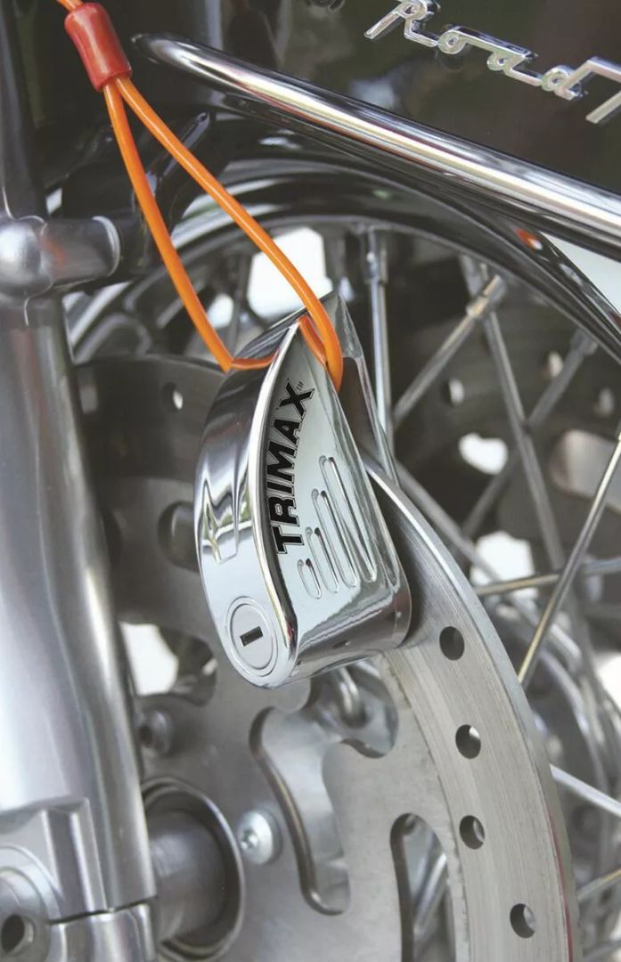 Trimax Tal88 riasztási lemezzár Motorkerékpár lezáró lánc, lakat, zár, tárcsafékzár, riasztó 1