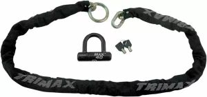 Trimax Thex5040 5 ' Ultra-Max T-HEX ™ szuperlánc Motorkerékpár lezáró lánc, lakat, zár, tárcsafékzár, riasztó