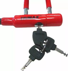 Trimax TCU1572 TRIMAFLEX ™ kábelzárak Motorkerékpár lezáró lánc, lakat, zár, tárcsafékzár, riasztó 2