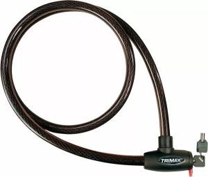 Trimax TQ2072 TRIMAFLEX ™ Max Security Fonott kábel Motorkerékpár lezáró lánc, lakat, zár, tárcsafékzár, riasztó
