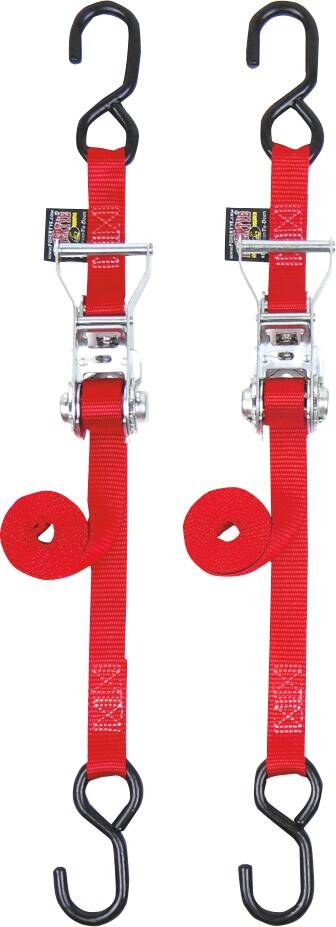 Powertye mfg. TIEDOWN mechanika / pár / piros / NYLON|STEEL Heveder, gumipók, spanifer 0