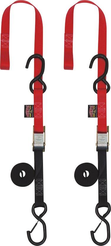 Powertye mfg. SEWN-IN SOFT-TYE TIEDOWN / piros / NYLON Heveder, gumipók, spanifer 0