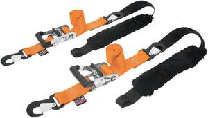 Powertye mfg. nagy DADDY TIEDOWN / BLACK|ORANGE / NYLON|STEEL Heveder, gumipók, spanifer