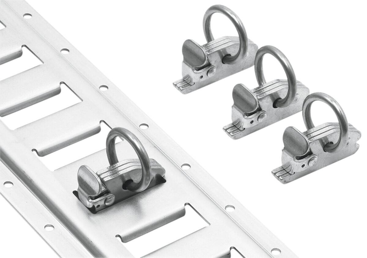 Powertye mfg. E-TRACK CLIP / O-RING / természetes / acél Heveder, gumipók, spanifer 0