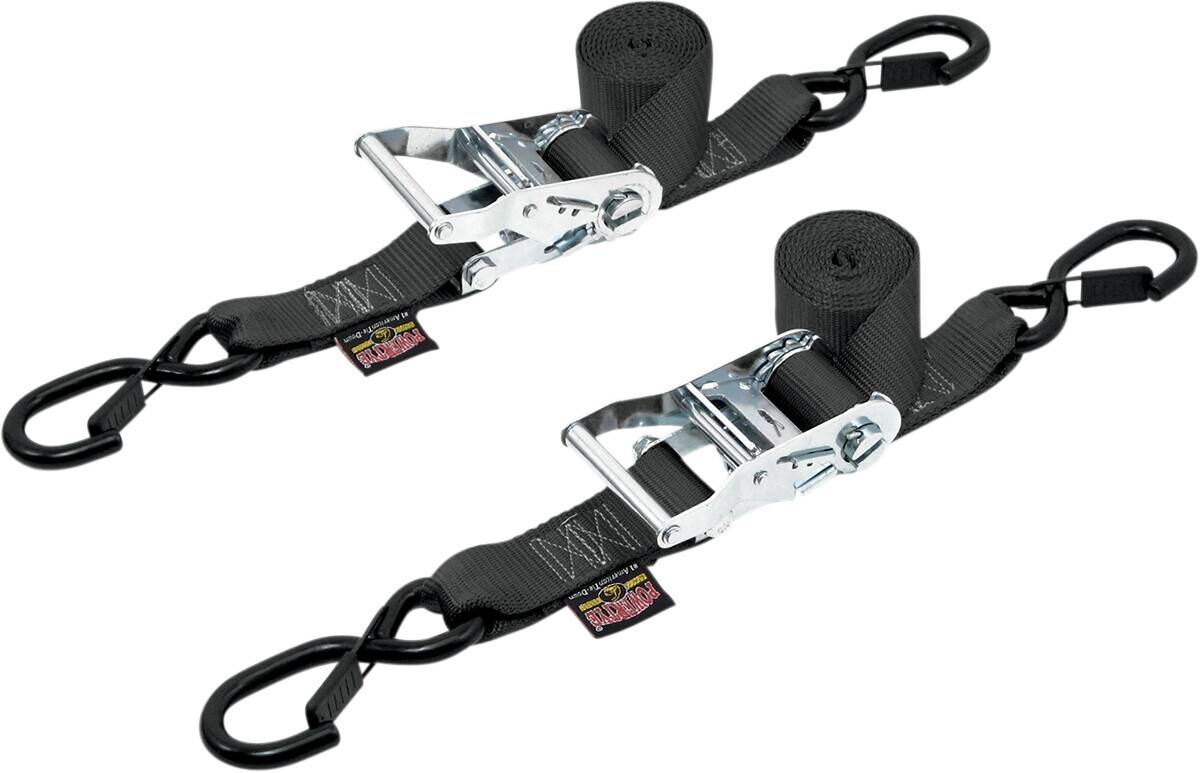 Powertye mfg. mechanika TIEDOWN / BLACK|BLACK / NYLON|STEEL Heveder, gumipók, spanifer 0
