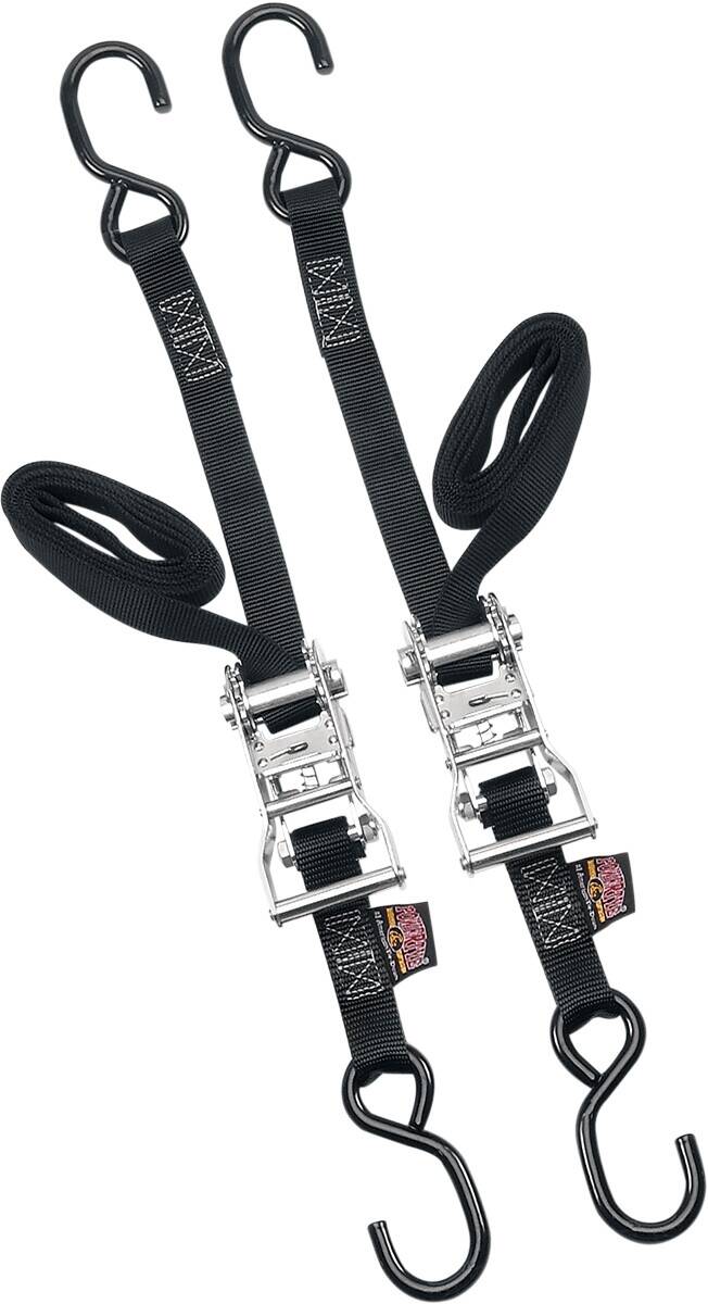 Powertye mfg. TIEDOWN mechanika / pár / fekete / NYLON|STEEL Heveder, gumipók, spanifer 0
