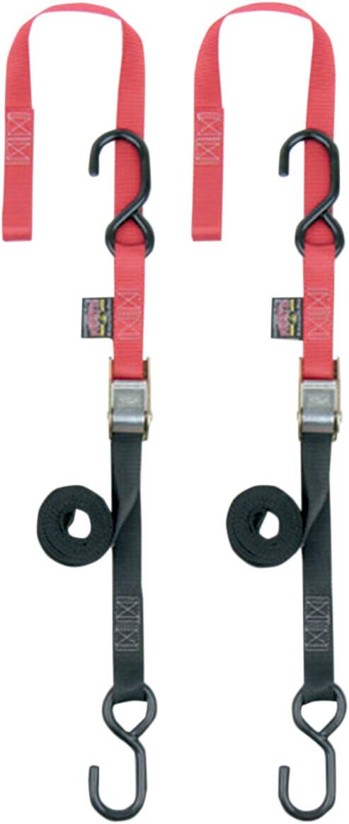 Powertye mfg. SOFT-TYE TIEDOWN / BLACK|RED / NYLON|STEEL Heveder, gumipók, spanifer 0