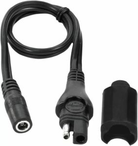 Tecmate O67F SAE DC 2,5 mm -es hordó adapter Akkumulátor töltő