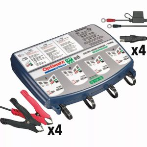 Tecmate TM484 optimatus lítium LFP 4S 0.8A Quad Bank Akkumulátor töltő 1