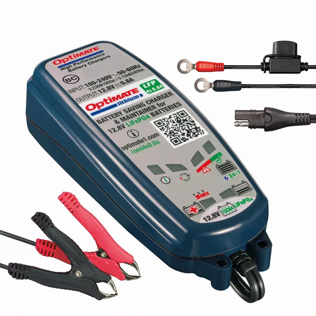 Tecmate TM470 optimatus lítium LFP 4S 0,8 A Akkumulátor töltő 1