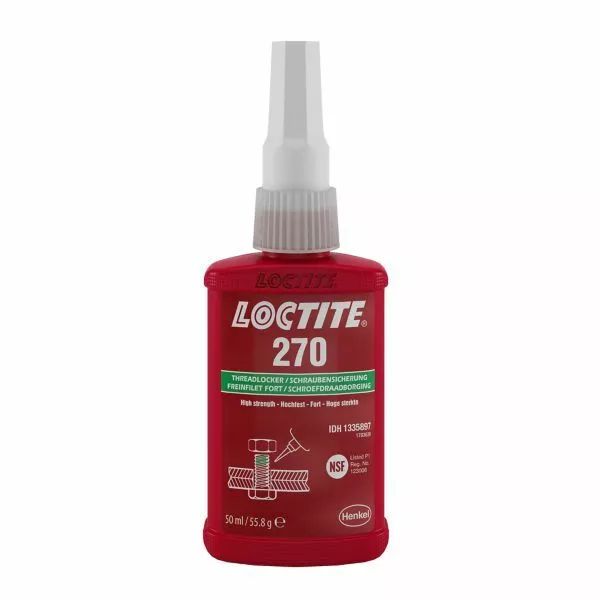 Loctite 1335897 270 nagy szilárdságú Threadlocker ragasztó Folyadék, adalék  0