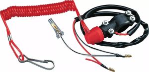 Parts unlimited 370106 Tether Kill Switch Csatlakozó, vezeték, kapcsoló H&A