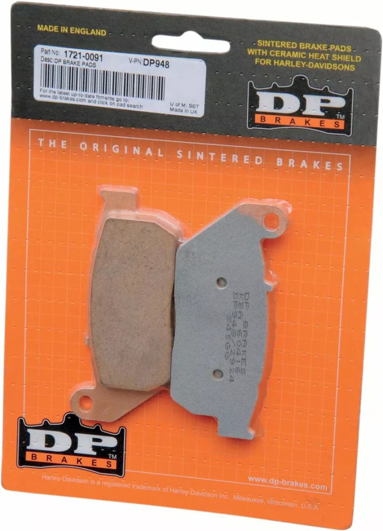Dp brakes DP948 szinterezett fém Harley/Buell fékbetétek Fékbetét 1