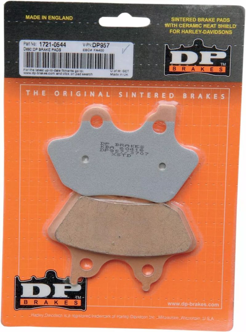 Dp brakes DP957 szinterezett fém Harley/Buell fékbetétek Fékbetét 1