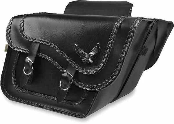 Willie & max luggage 58736-20 fekete mágikus nyeregtáskák Oldaldoboz és alkatrészei 0