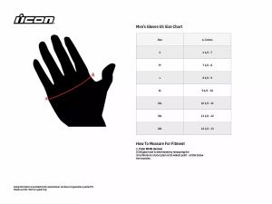 Icon - 1000 3301-2881 Axys ™ kesztyű Motoros kesztyű - utcai motorozáshoz 4