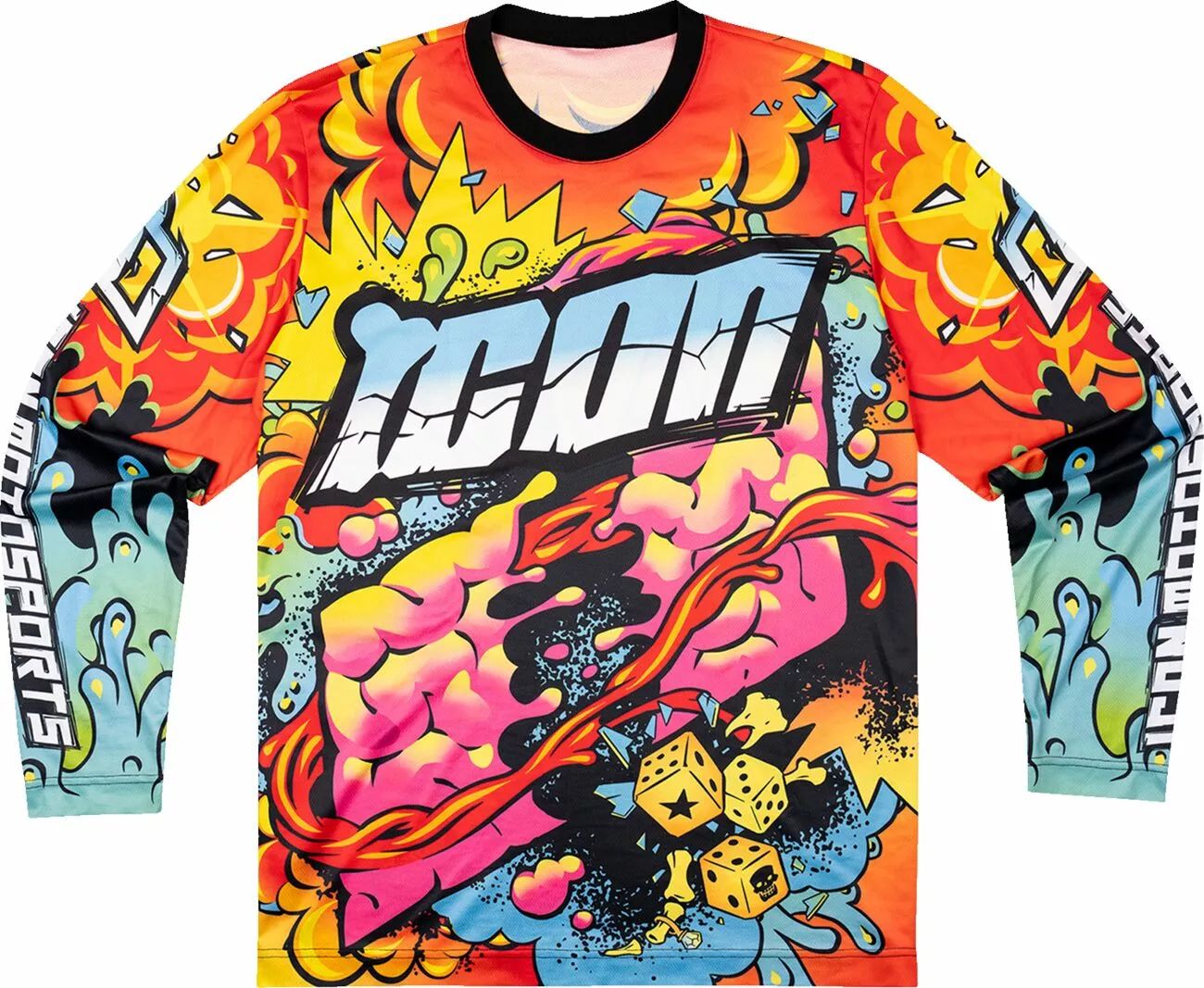 Icon 2824-0115 Scatterbrain Jersey Motoros kabát 0