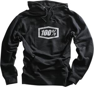 100% CORPO pulóver kapucni fekete 2X-LARGE Motoros ing, pulóver