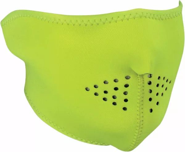 Zan headgear Wnfm142lh fél maszk hi vis lime Motoros maszk, arcvédő, sapka és sál 0