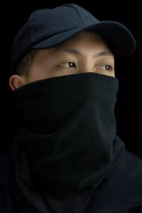 Zan headgear Wfmfn114 mikrofleece nyaka Gaiter Motoros maszk, arcvédő, sapka és sál 2