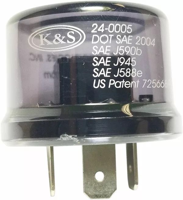 K&s technologies 24-0005 IC típusú villogó relé Világítás és irányjelző elektromos alkatrészei 0