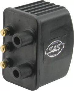 S&S CYCLE 55-1571 3 Ohm nagy teljesítményű egytüzes gyújtótekercs Gyújtás és indító alkatrészek