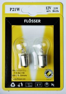 Flosser 6671 Csere izzó 12V/21W Motorkerékpár izzó