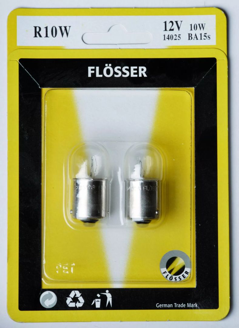 Flosser 14025 izzószálas izzók Motorkerékpár izzó 0