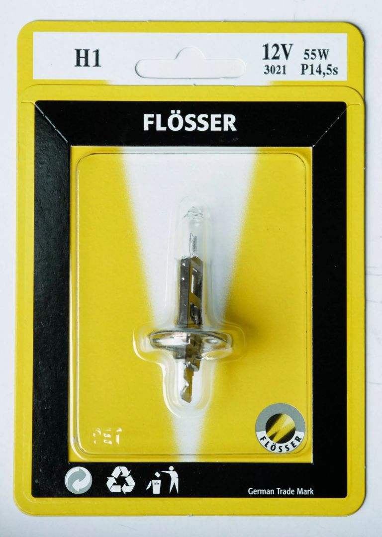 Flosser 3021 halogén fényszóró izzók Motorkerékpár izzó 1