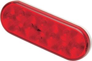 Brite-lites lámpa vezetett ovális piros Hátsólámpa
