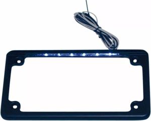 Custom dynamics LPF-HRZ-B-LP LED rendszámtábla keret Rendszámtartó