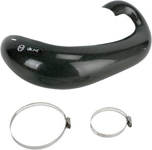Moose racing hard-parts karbon szál csõ védõ FOR 2-STROKE FMF kipufogó Kipufogó