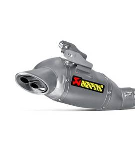 AKRAPOVIC csere kipufogódob titán Motor kipufogó alkatrész