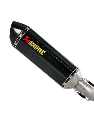 AKRAPOVIC csere kipufogódob karbon Motor kipufogó alkatrész 0