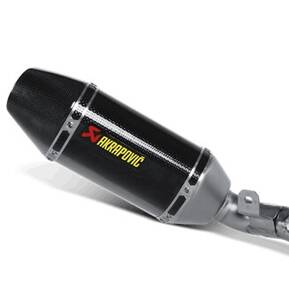 AKRAPOVIC csere kipufogódob karbon Motor kipufogó alkatrész