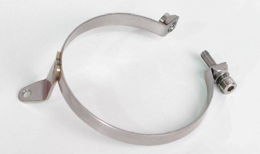 AKRAPOVIC kipufogódob bilincs rozsdamentes acél Motor kipufogó alkatrész 0