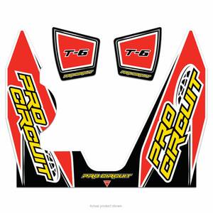 Pro circuit matrica logo matrica készlet T-6 Motor kipufogó alkatrész