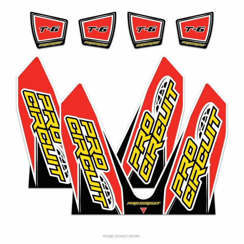 Pro circuit matrica logo matrica készlet T-6 kettõs Motor kipufogó alkatrész 0