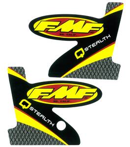 Fmf matrica logo Q-STEALTH egyenes vinil Motor kipufogó alkatrész